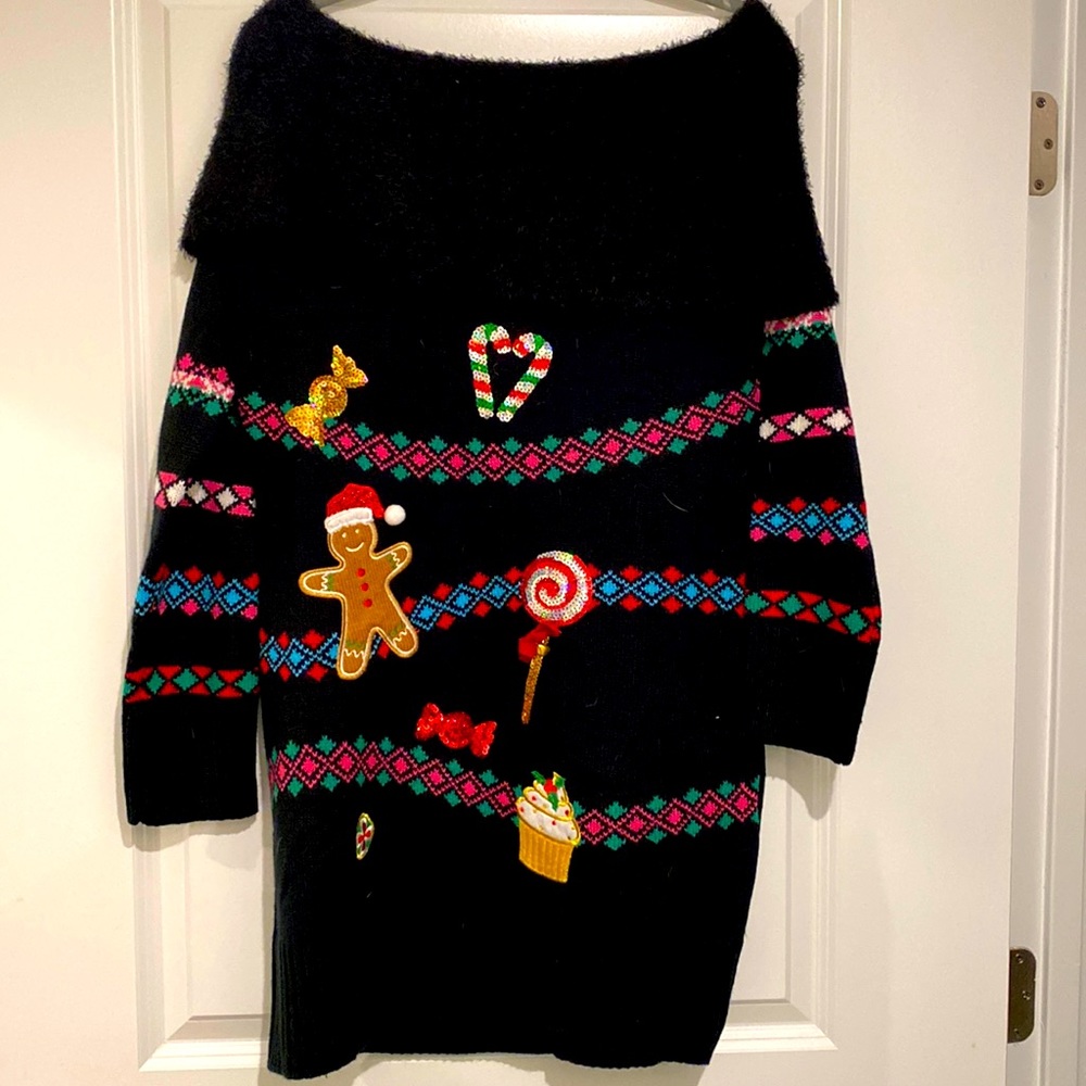 Ugly Christmas sweater dress